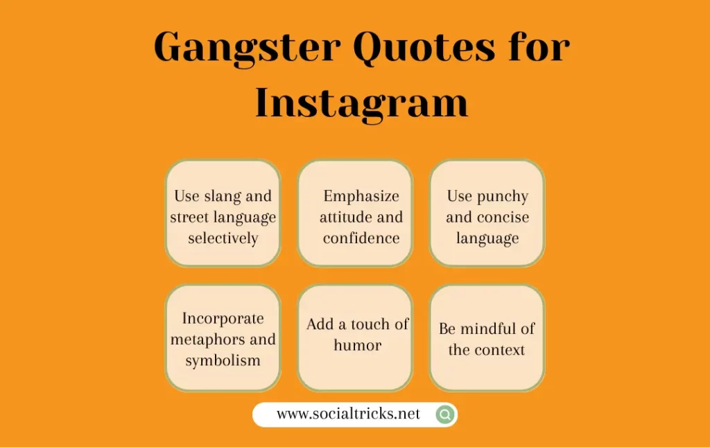 Gangster Quotes For Instagram Bio