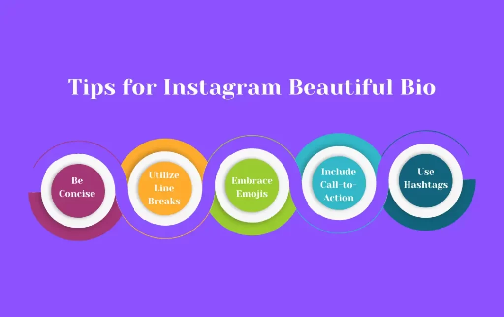 Infographics: Tips for Instagram Beautiful Bio