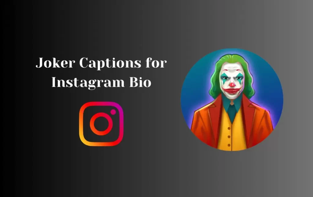 Joker Captions for Instagram Bio