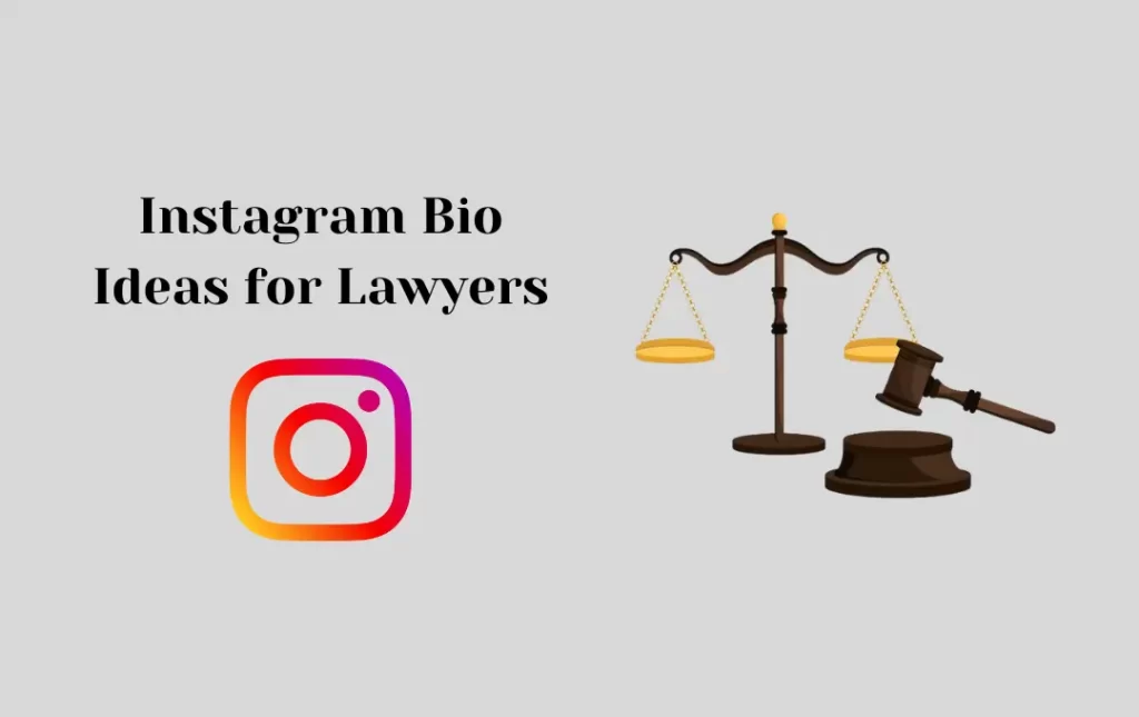 Latest Instagram Bio Ideas for Lawyers