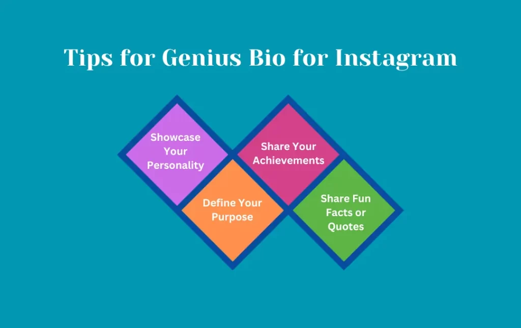 Infographics: Tips for Genius Bio for Instagram