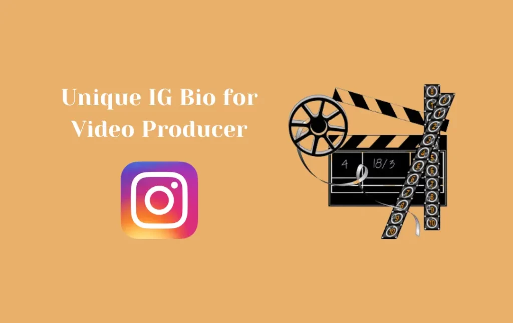 Unique IG Bio for Video Producer