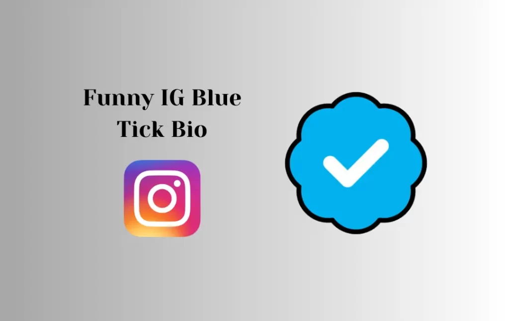 Funny Instagram Blue Tick Bio