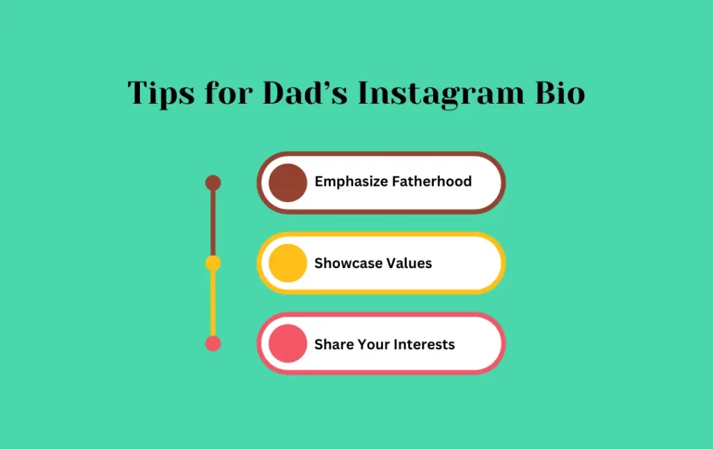 Infographics: Tips for Dad’s Instagram Bio