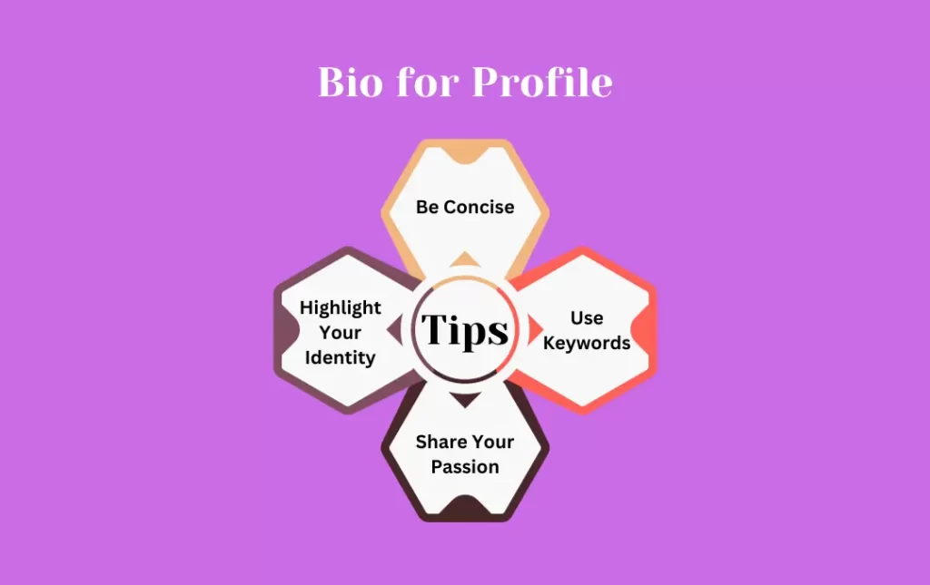 Infographics: Tips for Bio profile