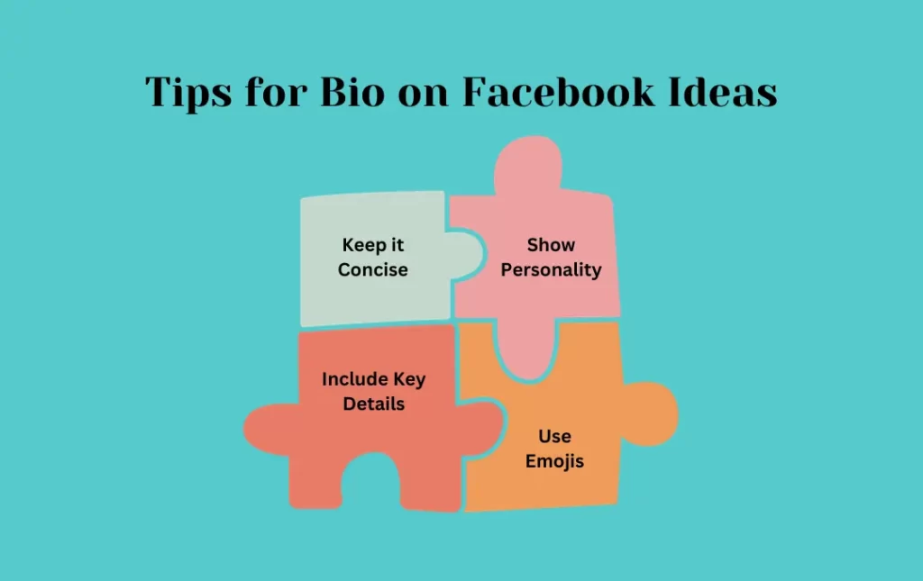 Infographics: Tips for Bio on Facebook Ideas