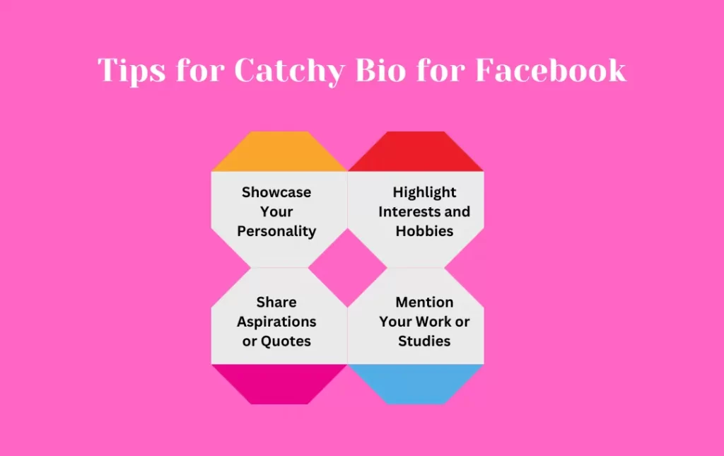 Infographics: Tips for Catchy Bio for Facebook
