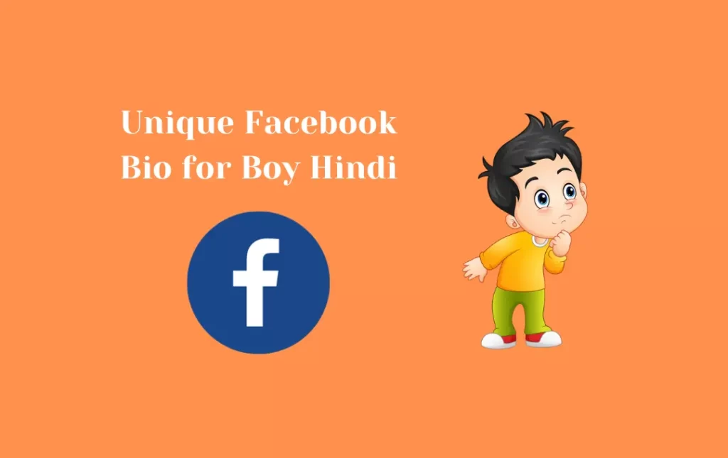 Unique Facebook Bio for Boy Hindi
