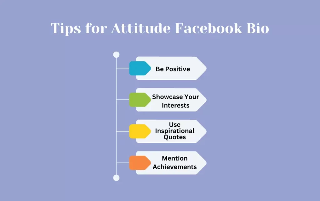 Infographics: Tips for Attitude Facebook Bio