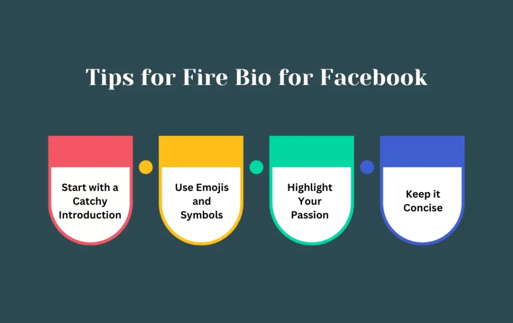 Infographics: Tips for Fire Bio for Facebook