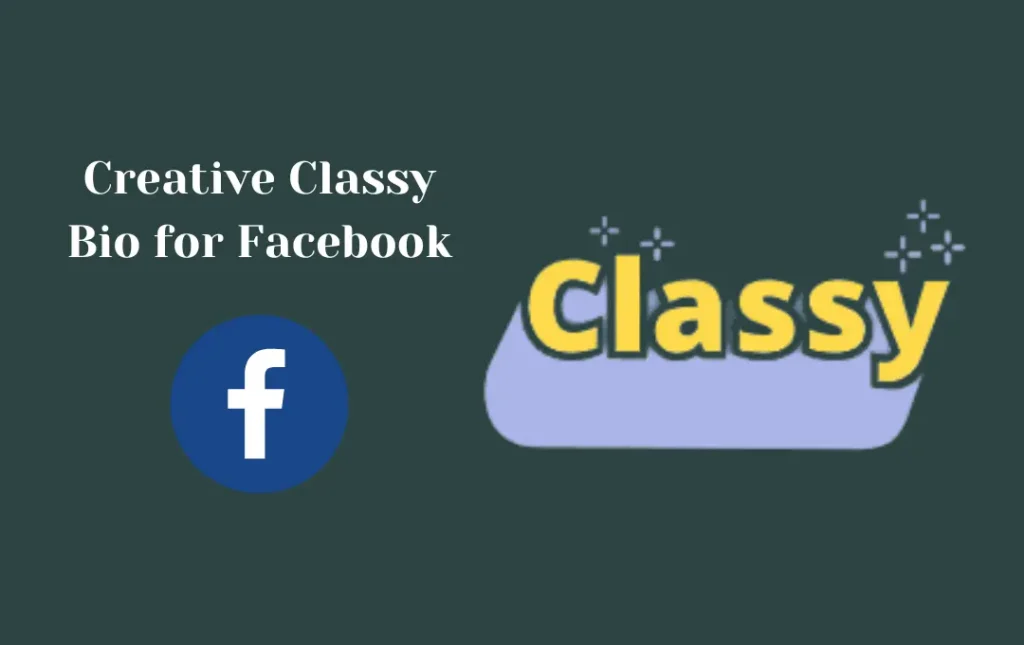 Creative Classy Bio for Facebook