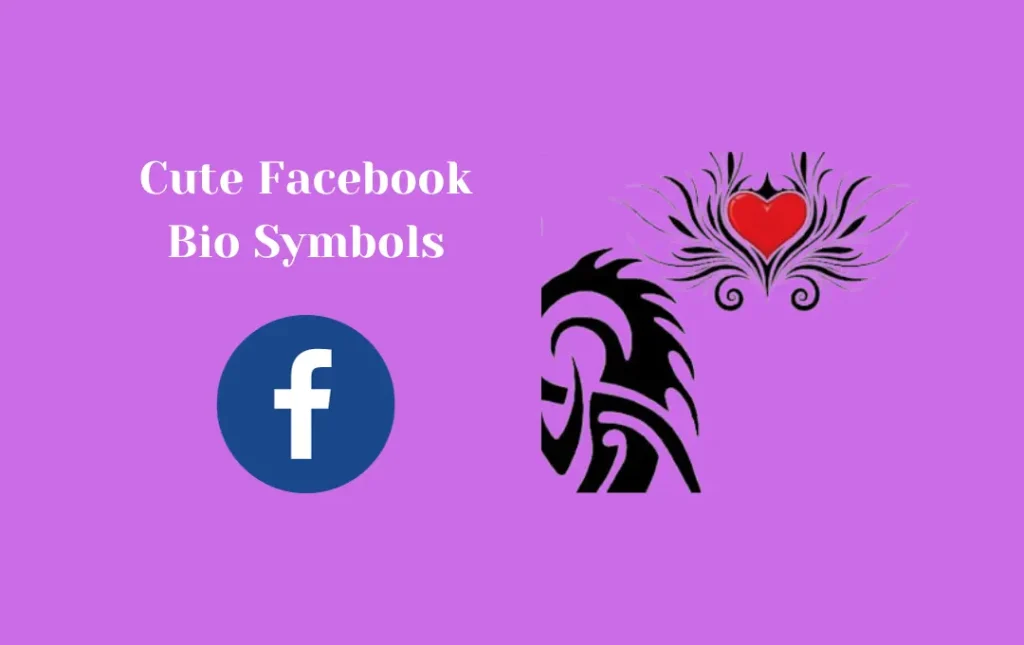 Cute Facebook Bio Symbols