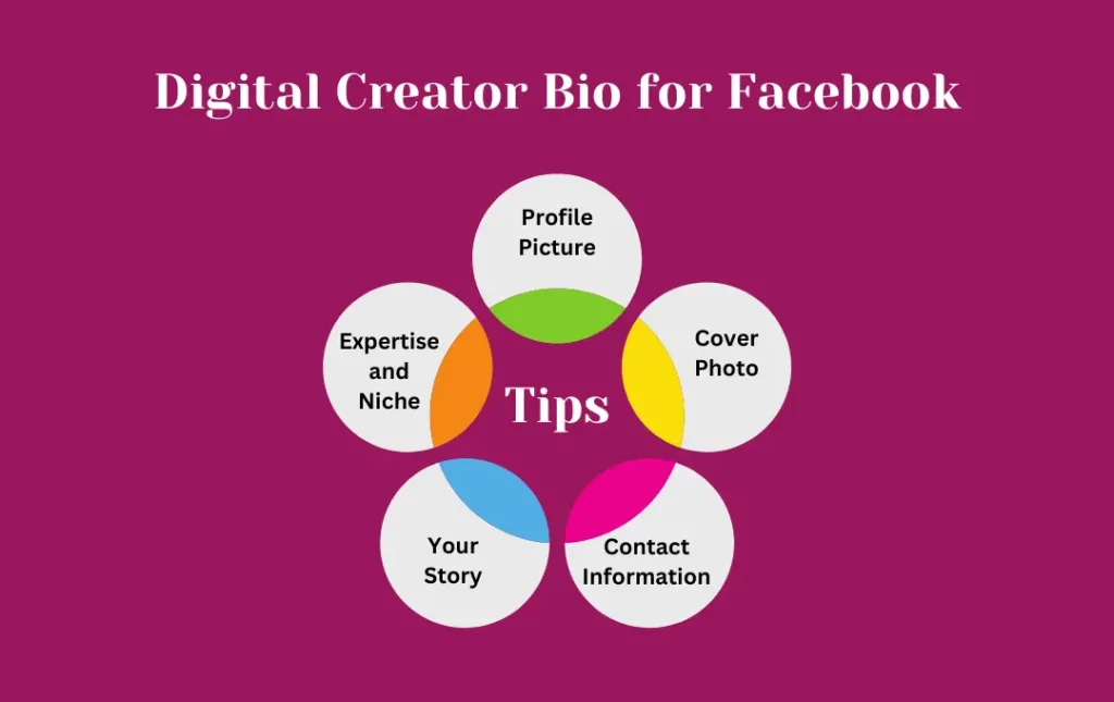 Infographics: Tips for Digital Creator Bio for Facebook