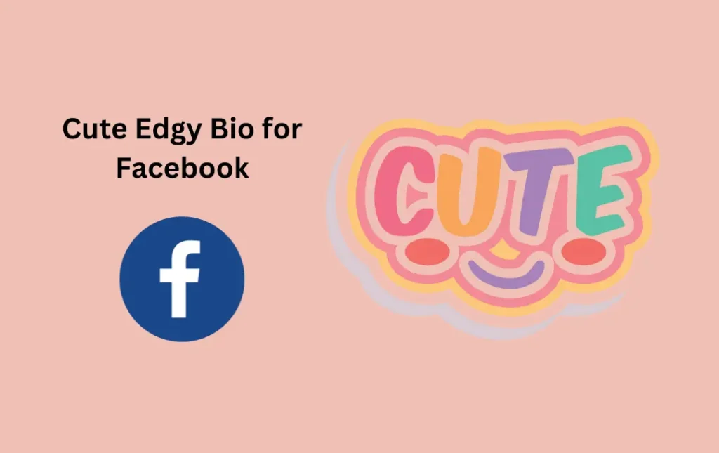 Cute Edgy Bio for Facebook