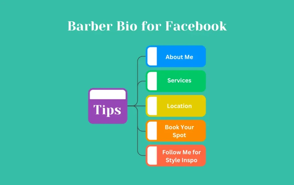 Infographics: Tips for Barber Bio for Facebook