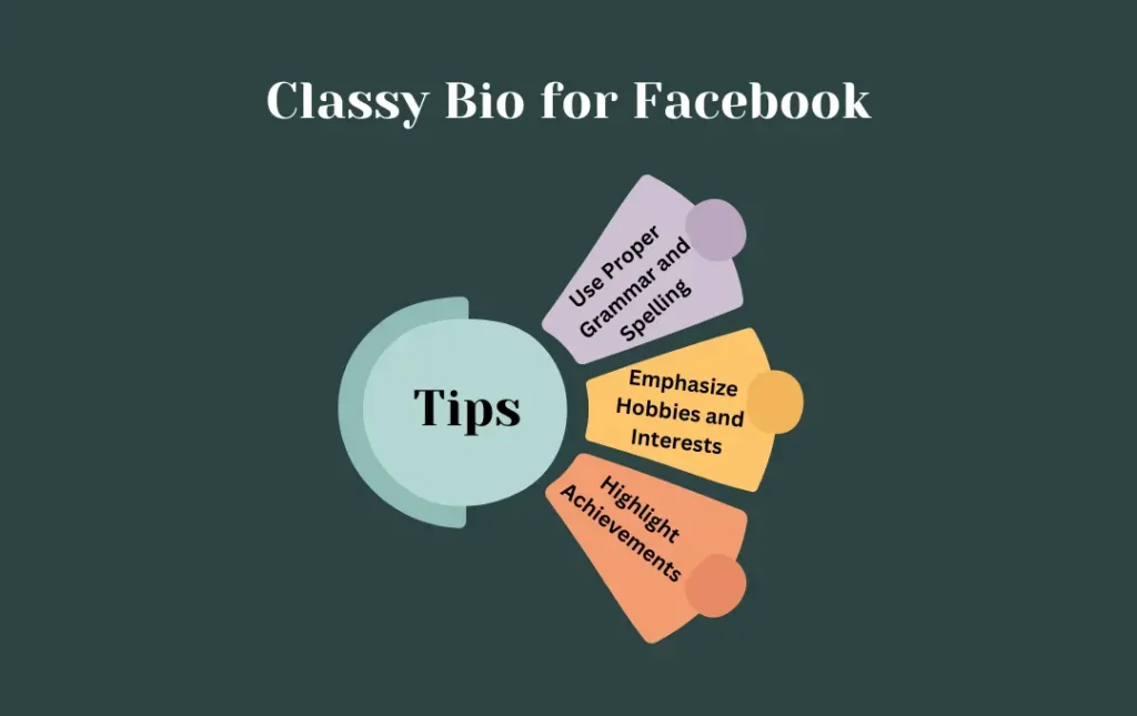 Infographic: Tips for Classy Bio for Facebook