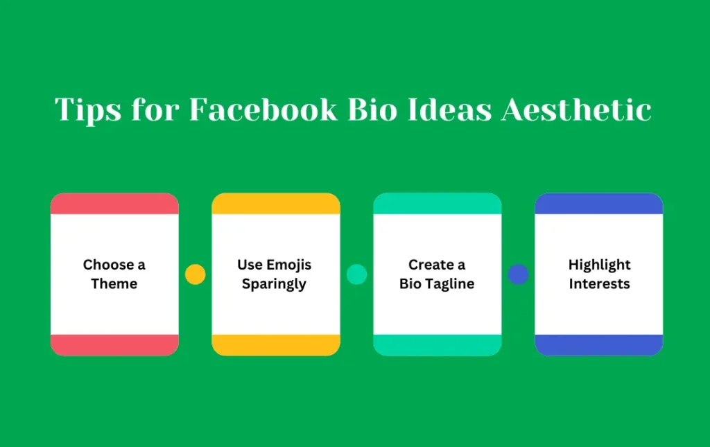Infographics: Tips for Facebook Bio Ideas Aesthetic