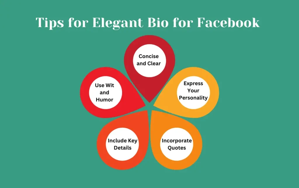 Infographics: Tips for Elegant Bio for Facebook 
