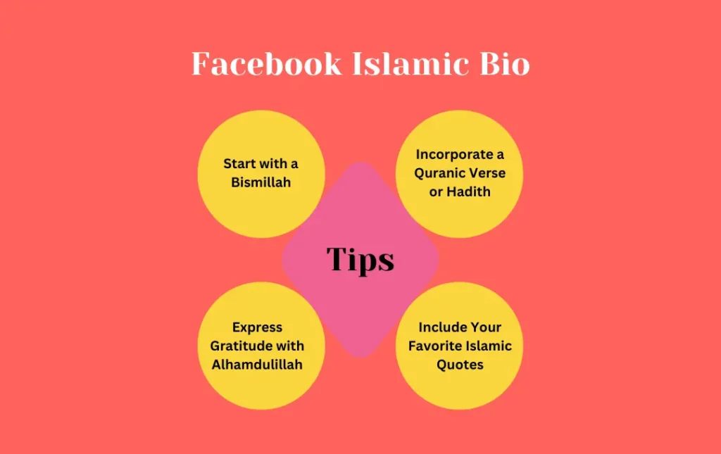 Infographics: Tips for Facebook Islamic Bio
