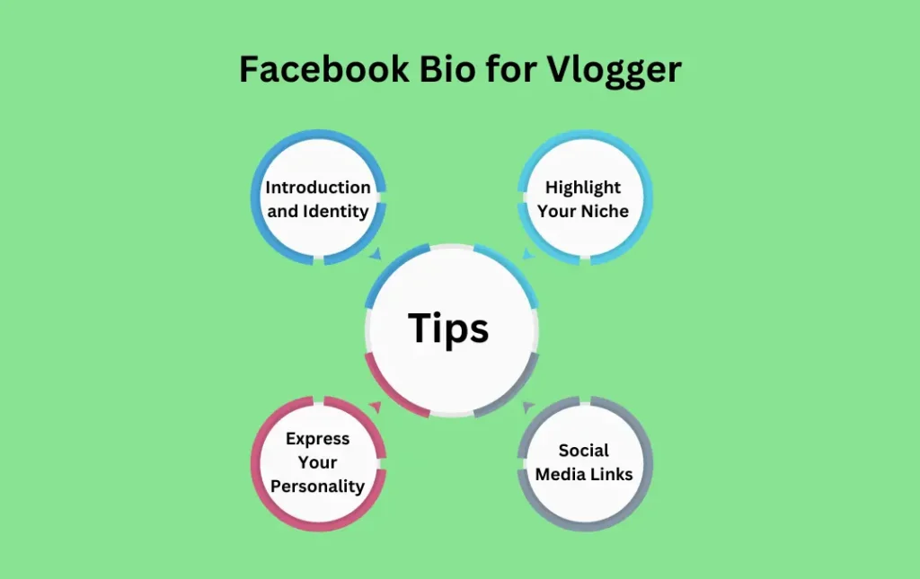 Infographics: Tips for Facebook Bio for Vlogger