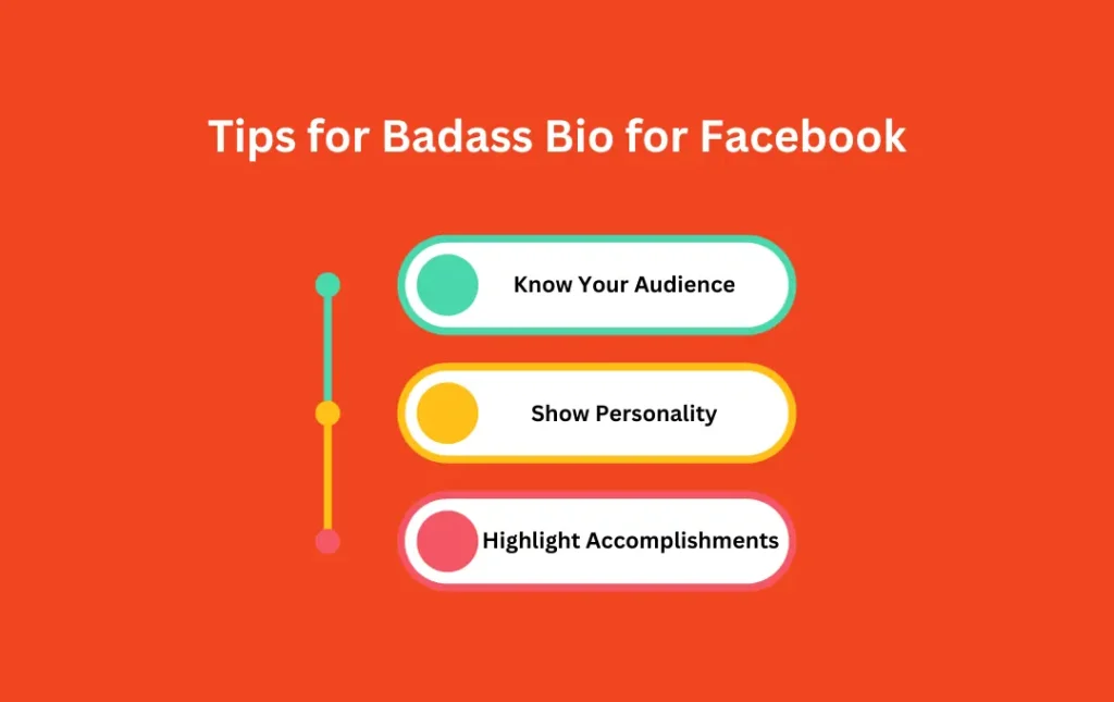 Infographics: Tips for Tips for Badass Bio for Facebook
