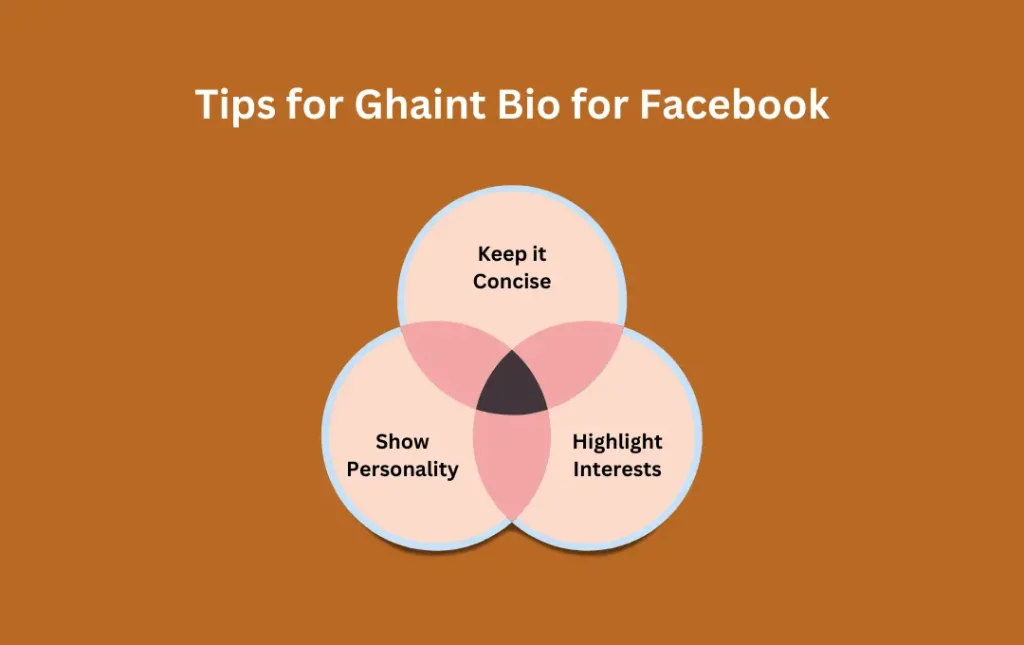 Infographics: Tips for Ghaint Bio for Facebook