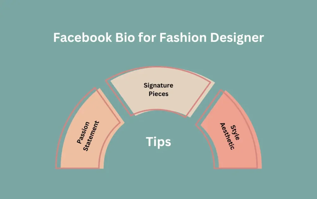 Infographics: Tips for Facebook Bio for Fashion Designer