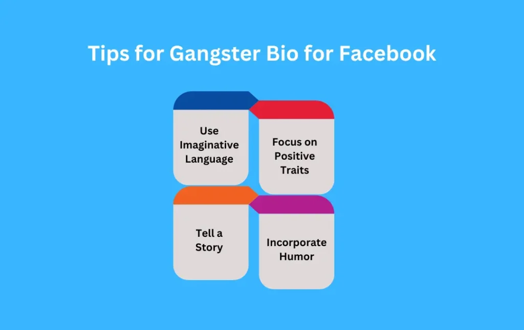 Infographics: Tips for Gangster Bio for Facebook