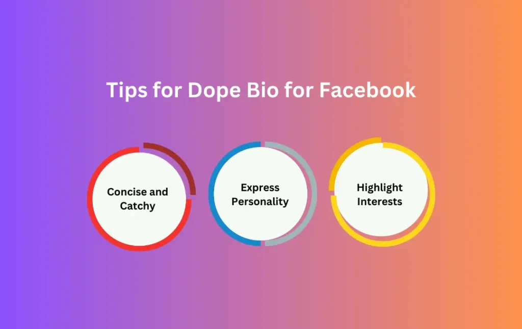 Infographics: Tips for Dope Bio for Facebook