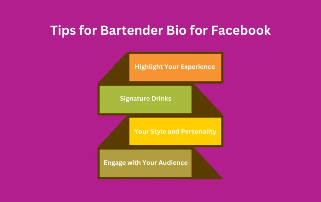 Infographics: Tips for Bartender Bio for Facebook