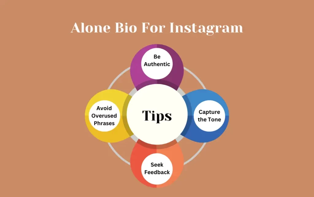 Infographics: Tips for Alone Instagram Bio