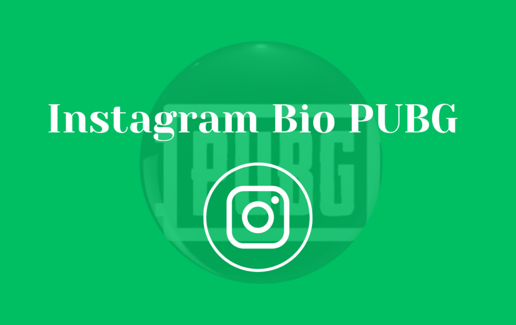 Instagram Bio PUBG