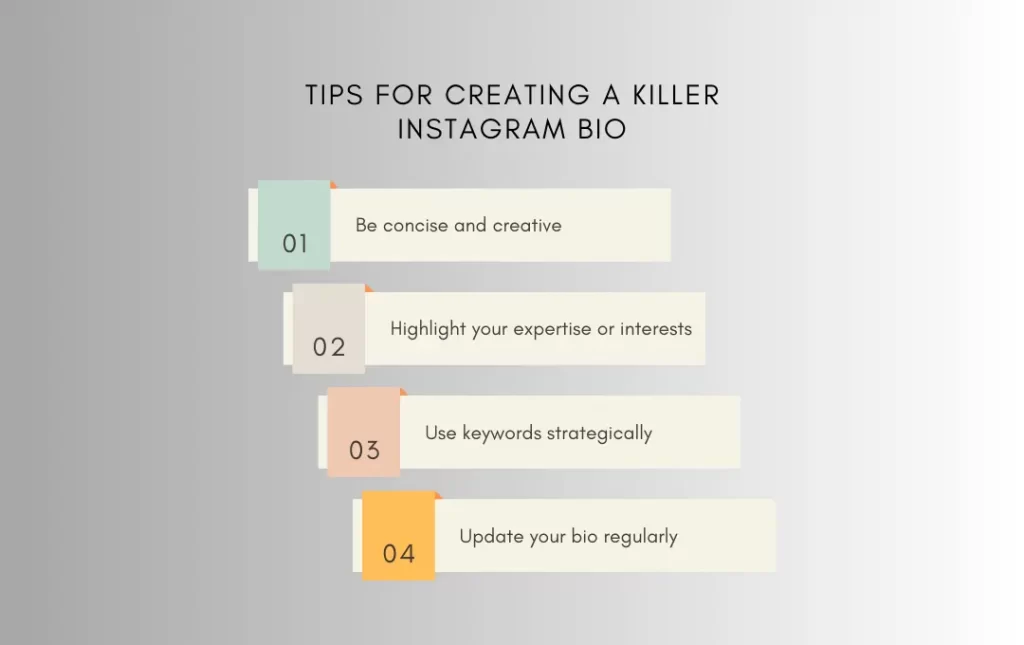 Infographics: Instagram Killer Bio