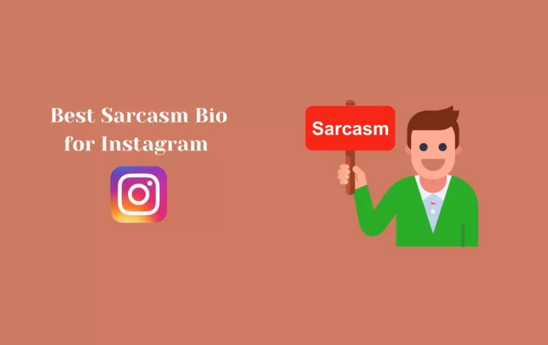 Best Sarcasm Bio for Instagram | Best Quotes & Captions 2024