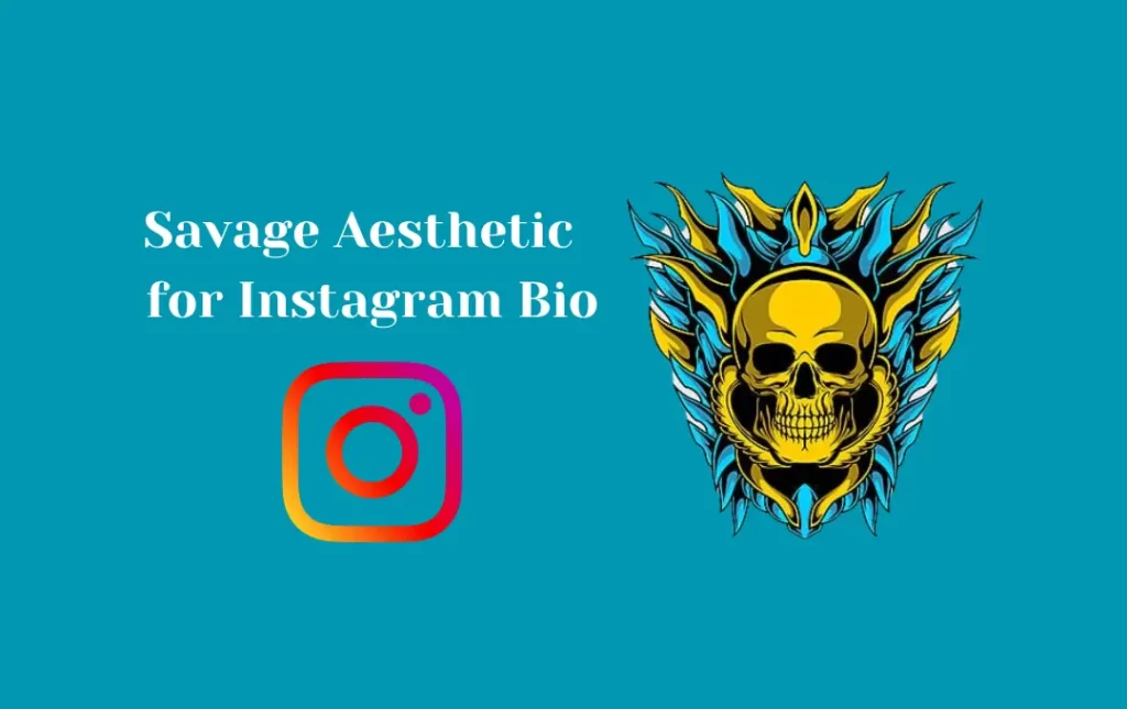 Savage Aesthetic  for Instagram Bio