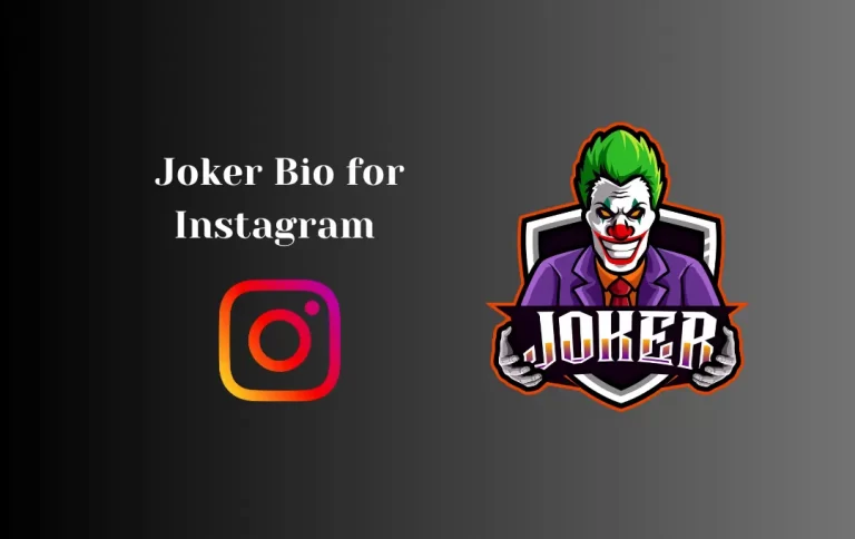 Best Joker Bio for Instagram | Funny Joker Quotes & Captions for Instagram