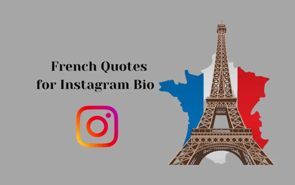French Quotes for Instagram Bio
