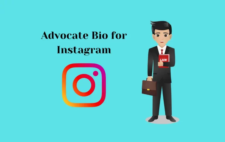Unique Advocate Bio for Instagram | Awesome Captions for Advocate in 2024