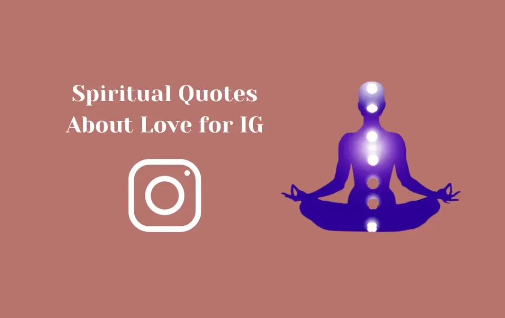 Spiritual Quotes About Love for IG
