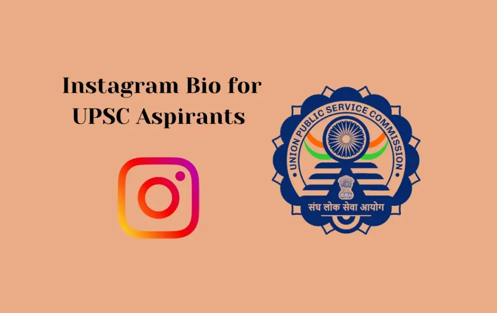 Instagram Bio for UPSC Aspirants