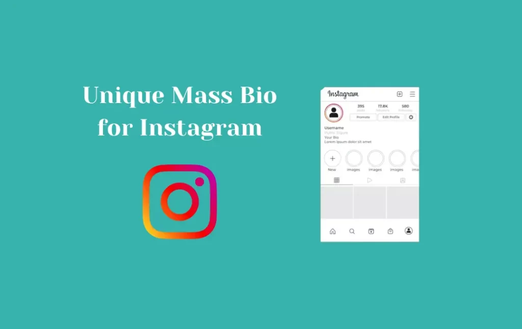 Unique Mass Bio for Instagram
