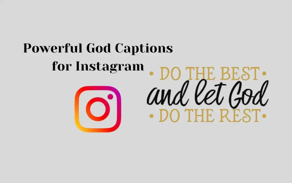 Powerful God Captions for Instagram