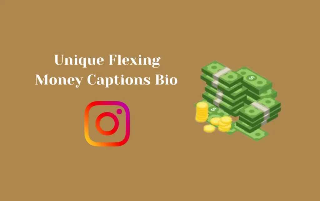 Unique Flexing Money Captions Bio 