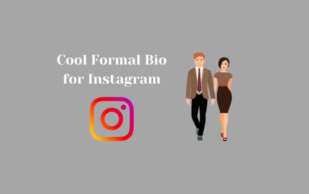 Cool Formal Bio for Instagram