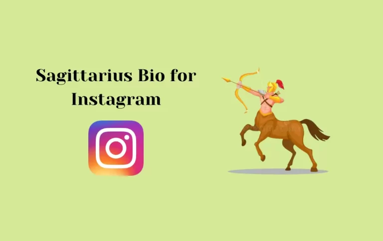 Best Sagittarius Bio for Instagram | Sagittarius Captions for Instagram Bio