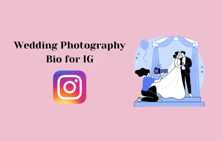 Awesome Wedding Photography Bio for Instagram | Instagram Bio for Wedding Photography     