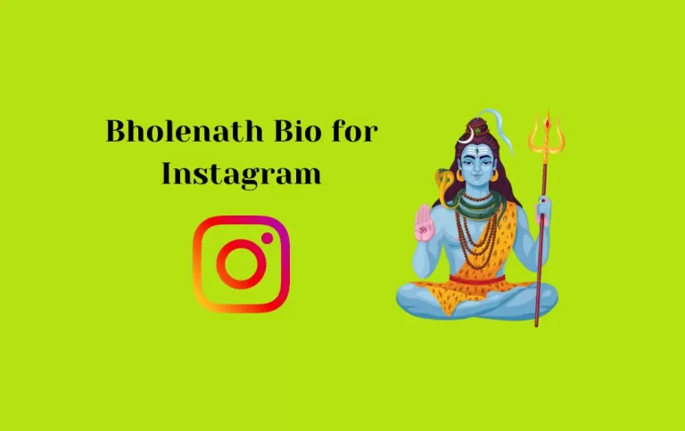 Best Bholenath Bio for Instagram | Bholenath Instagram Captions