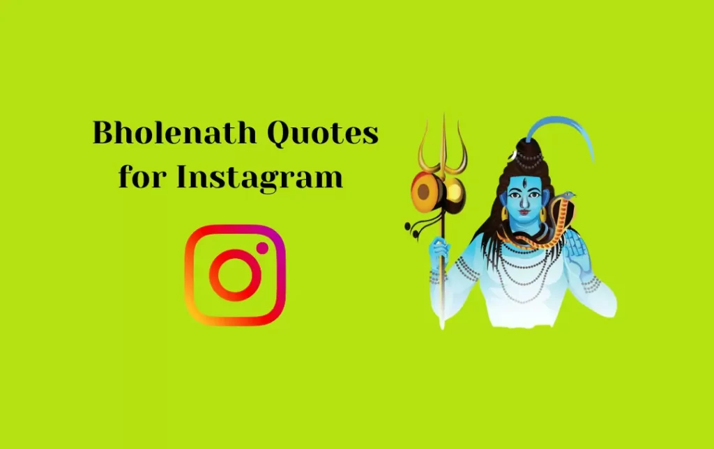 Bholenath Quotes for Instagram 