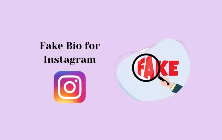 Perfect Fake Bio for Instagram | Savage Fake Captions for Instagram