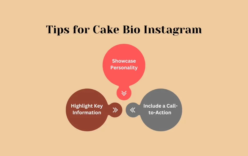 Infographics: Tips for Cake Bio Instagram
